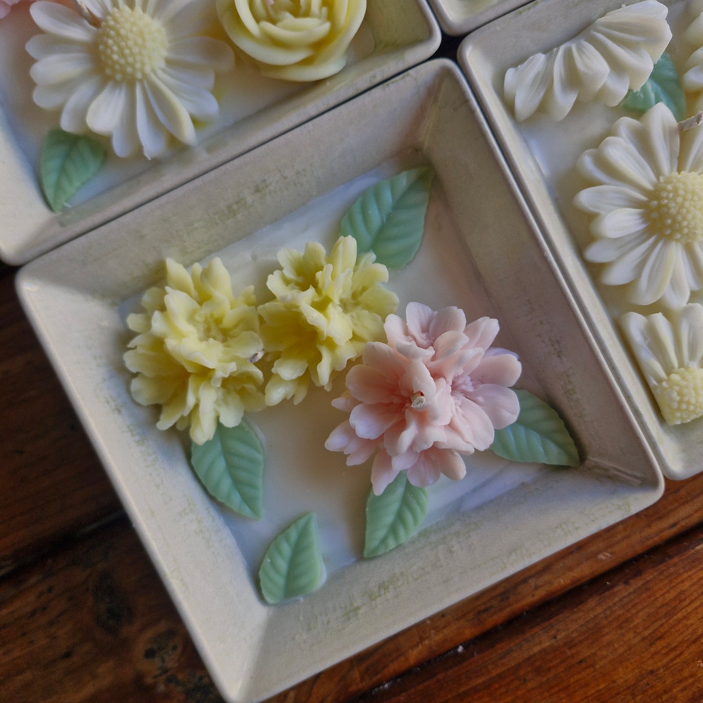 Vela Mosaico Flores 3D