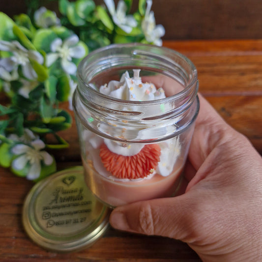 Vela estilo postre de Naranja Valenciana & Vainilla