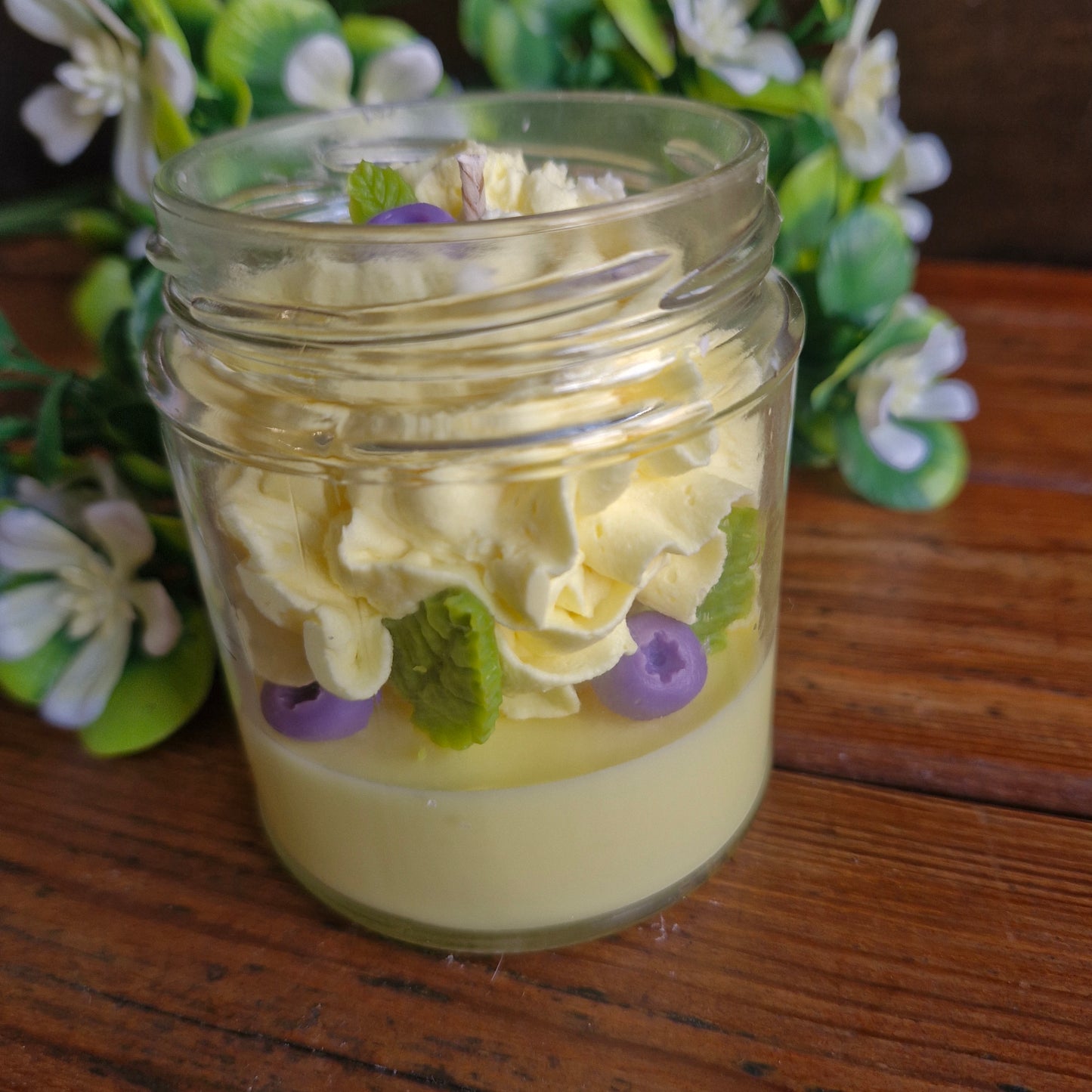 Vela estilo postre de Fruta de la Pasión