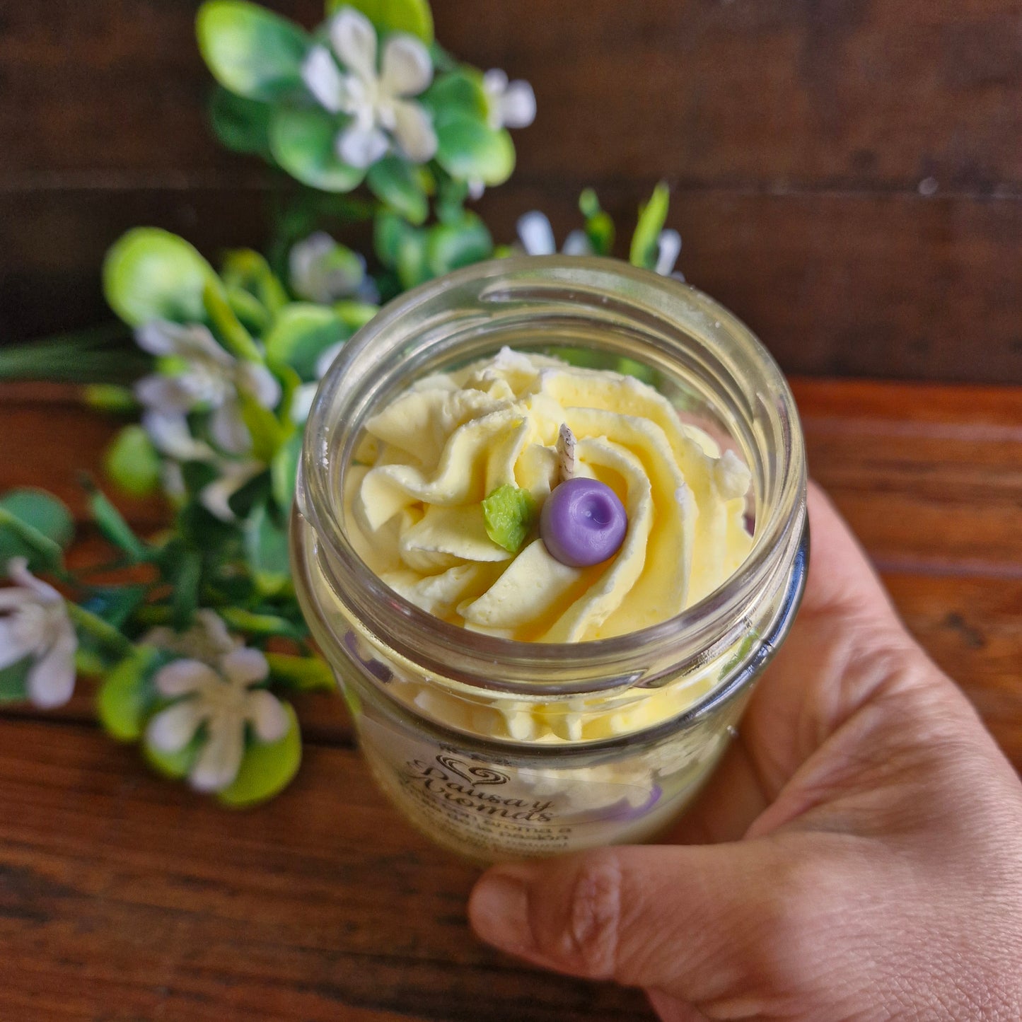 Vela estilo postre de Fruta de la Pasión