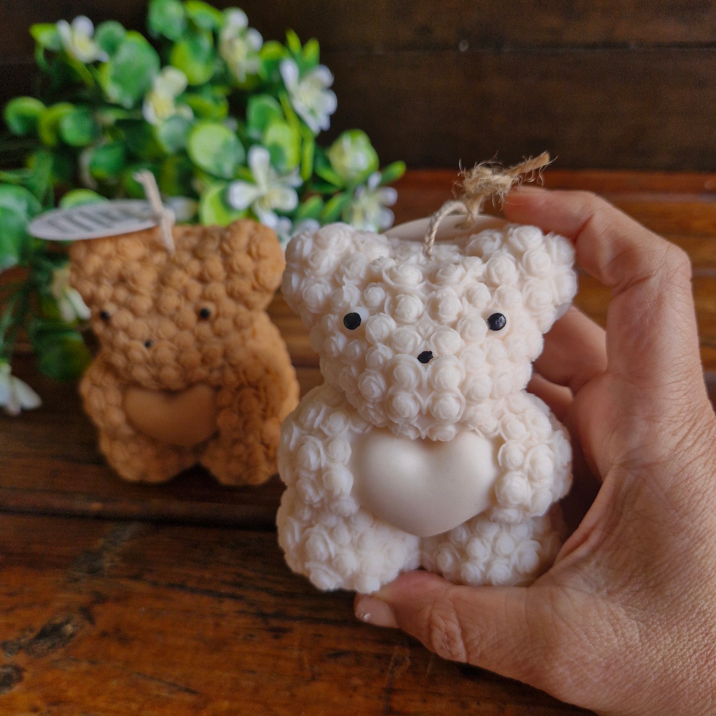 Vela decorativa aromática diseño Oso Grande