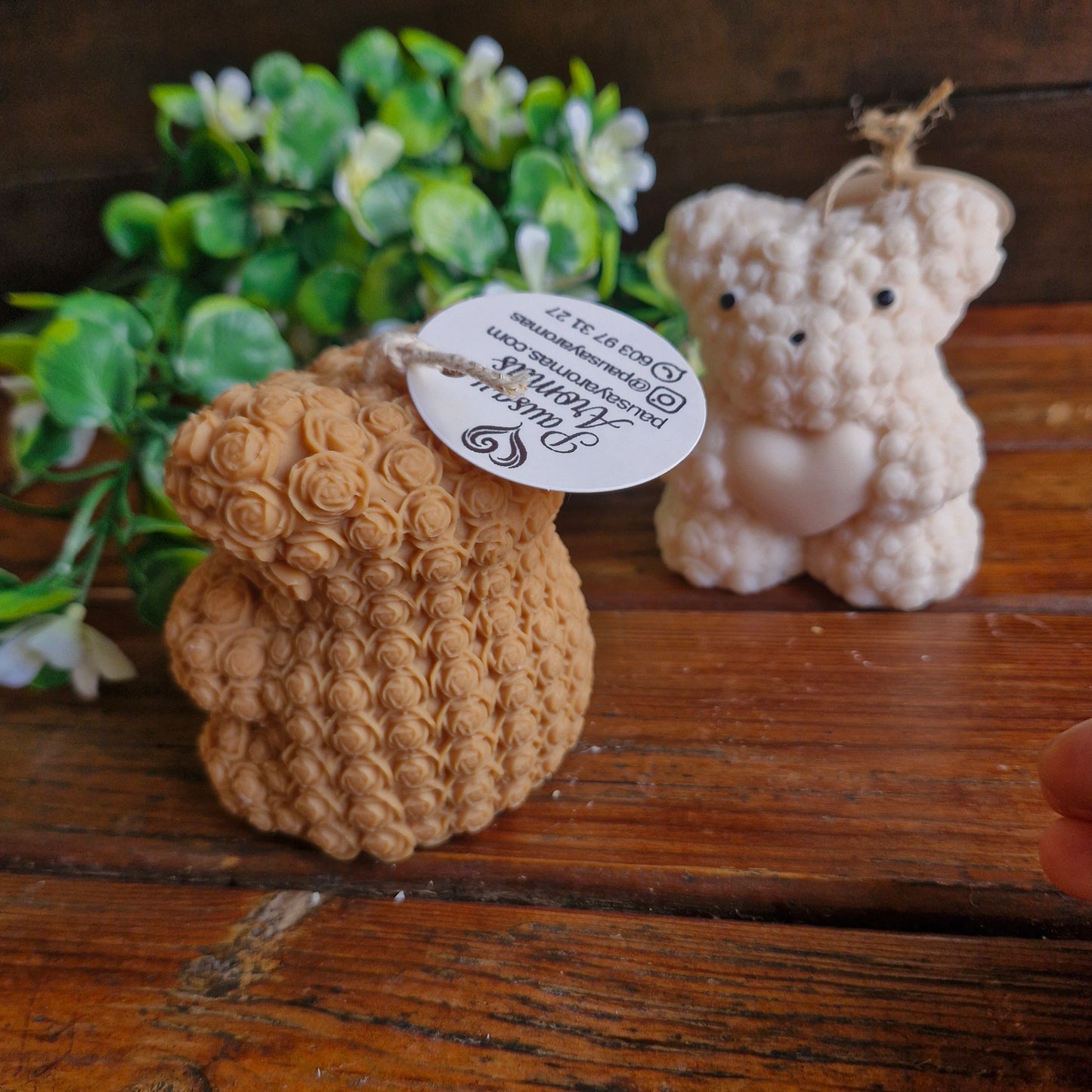 Vela decorativa aromática diseño Oso Grande