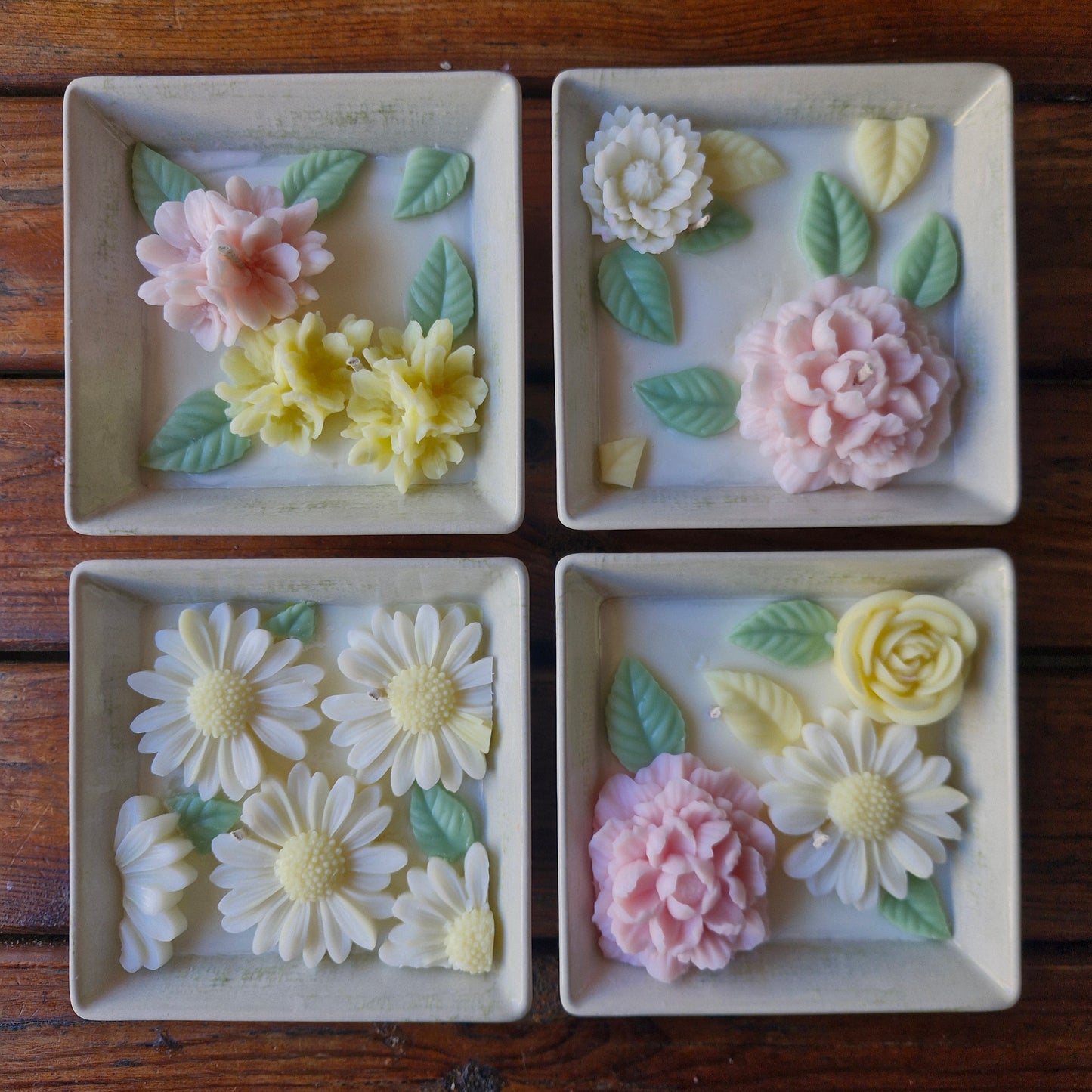 Vela Mosaico Flores 3D