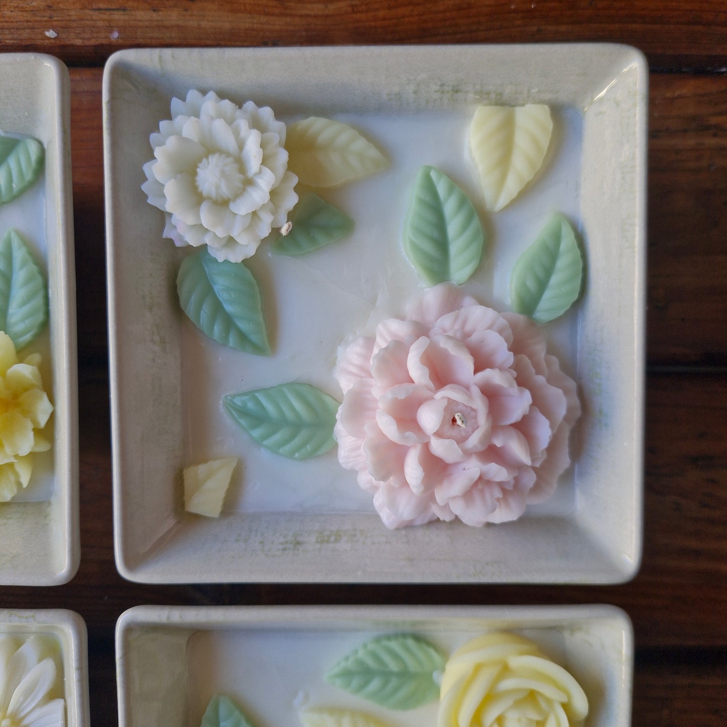 Vela Mosaico Flores 3D