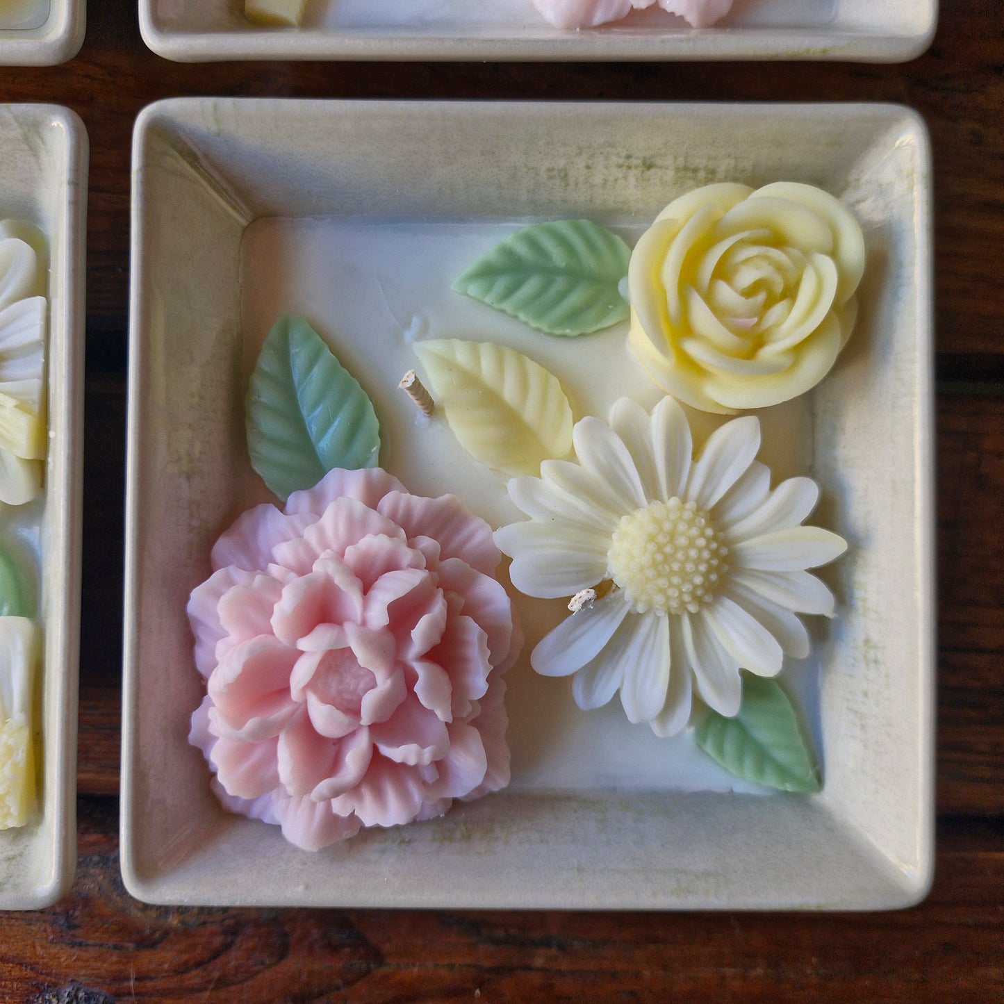 Vela Mosaico Flores 3D