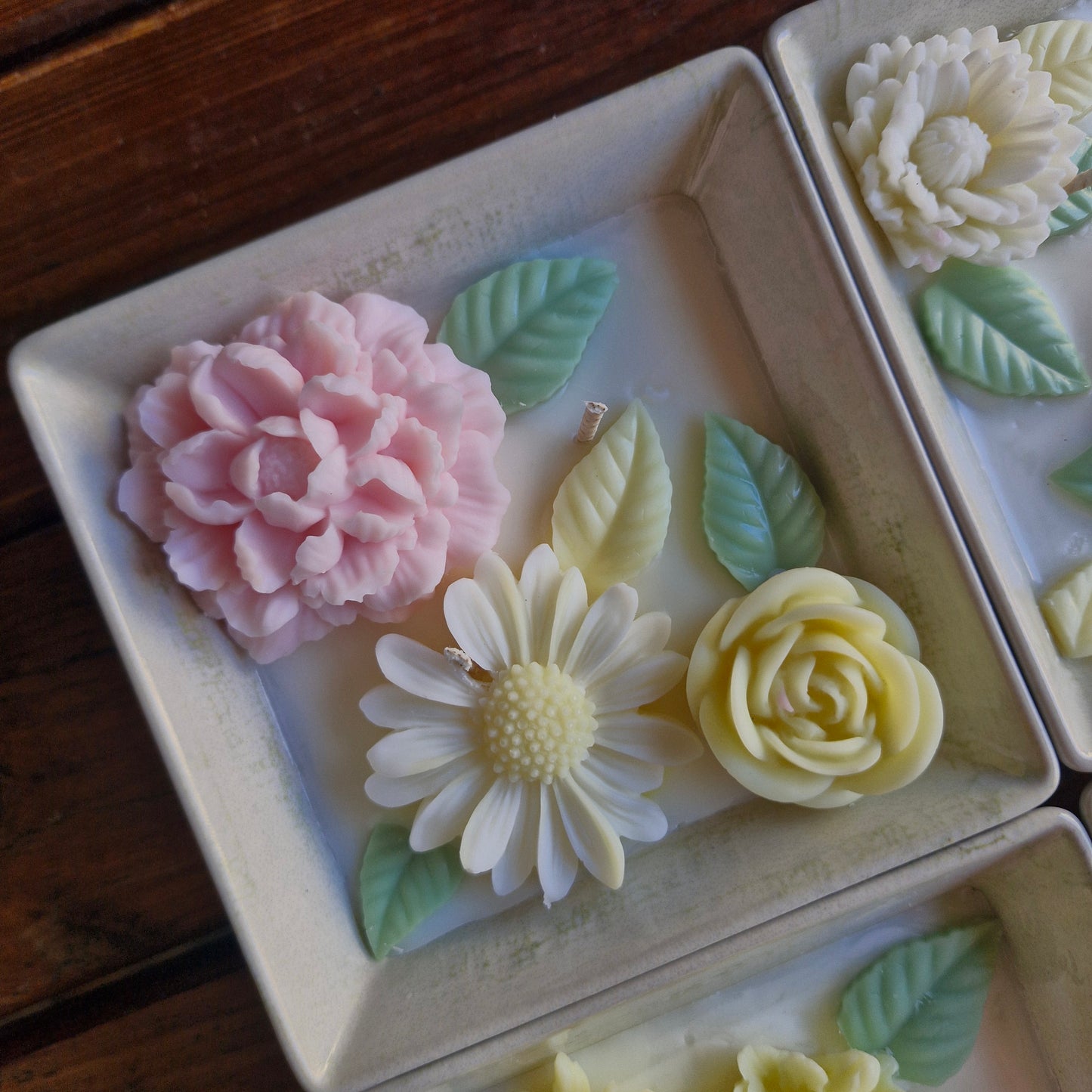 Vela Mosaico Flores 3D