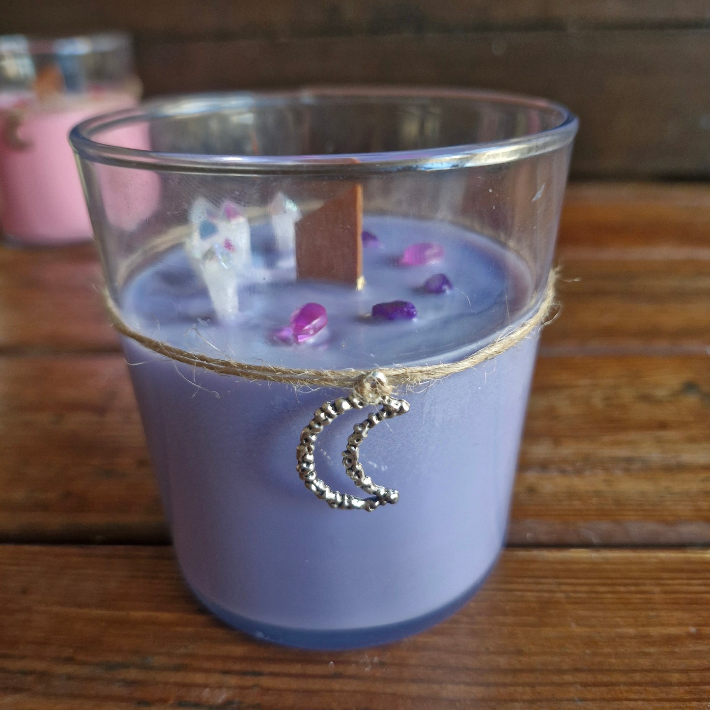 Vela intencionada "Descanso & autocuidado" Aroma: Lavanda y Mananilla