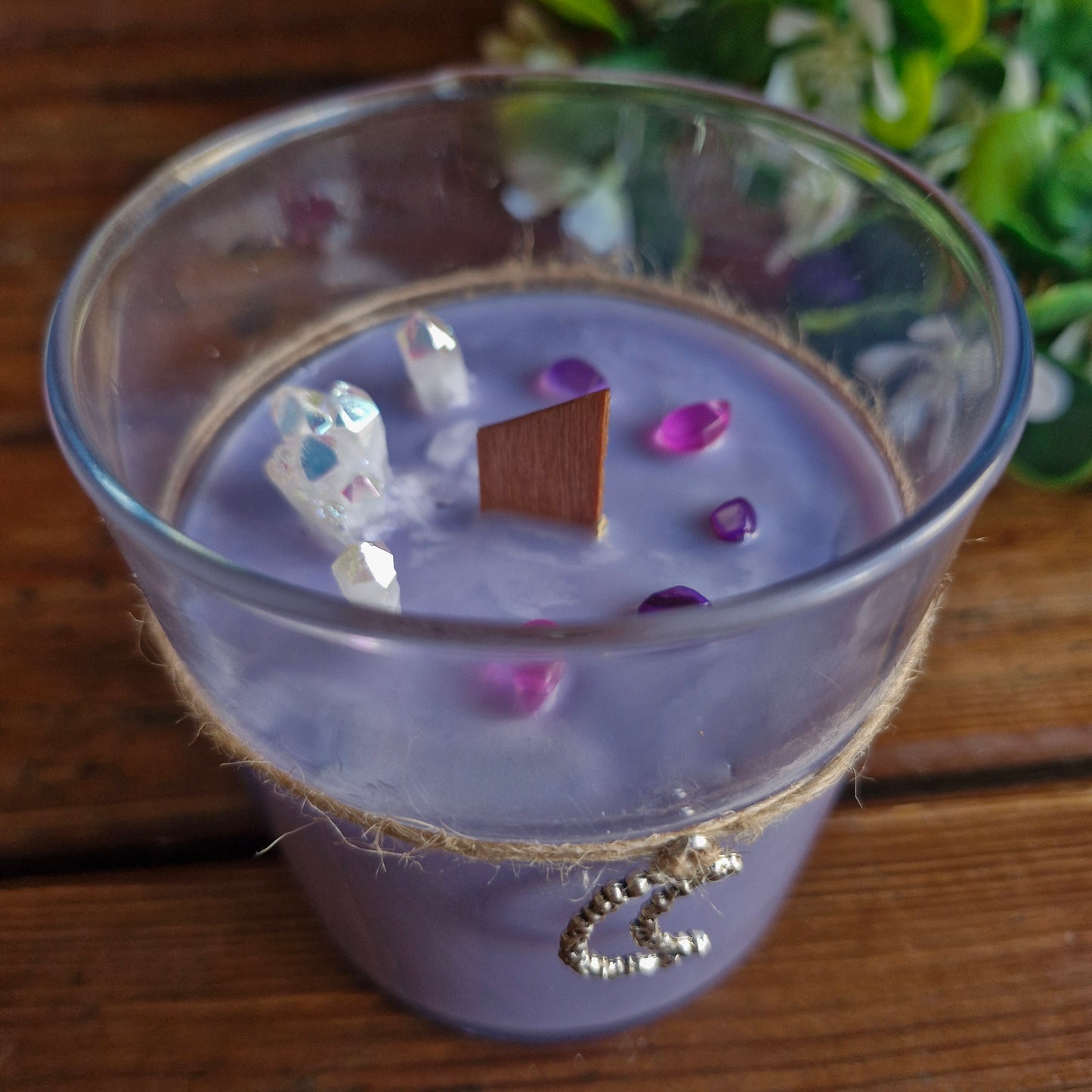 Vela intencionada "Descanso & autocuidado" Aroma: Lavanda y Mananilla