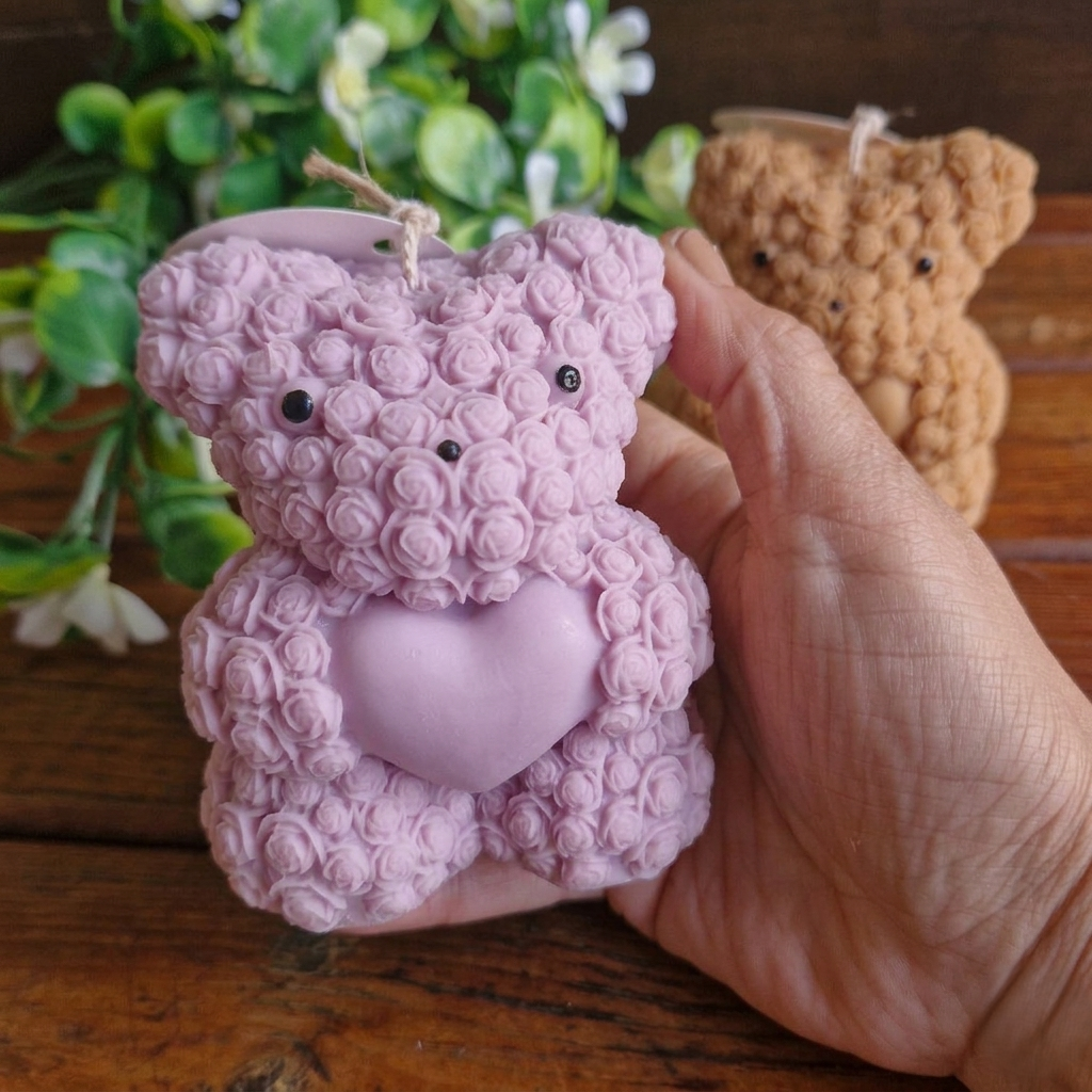 Vela decorativa aromática diseño Oso Grande