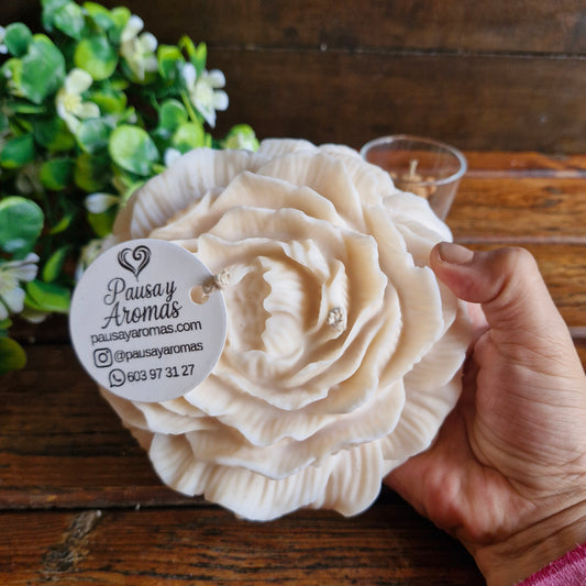 Vela decorativa aromática Flor XL