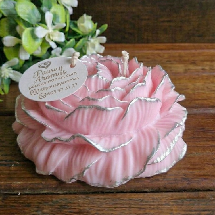 Vela decorativa aromática Flor XL