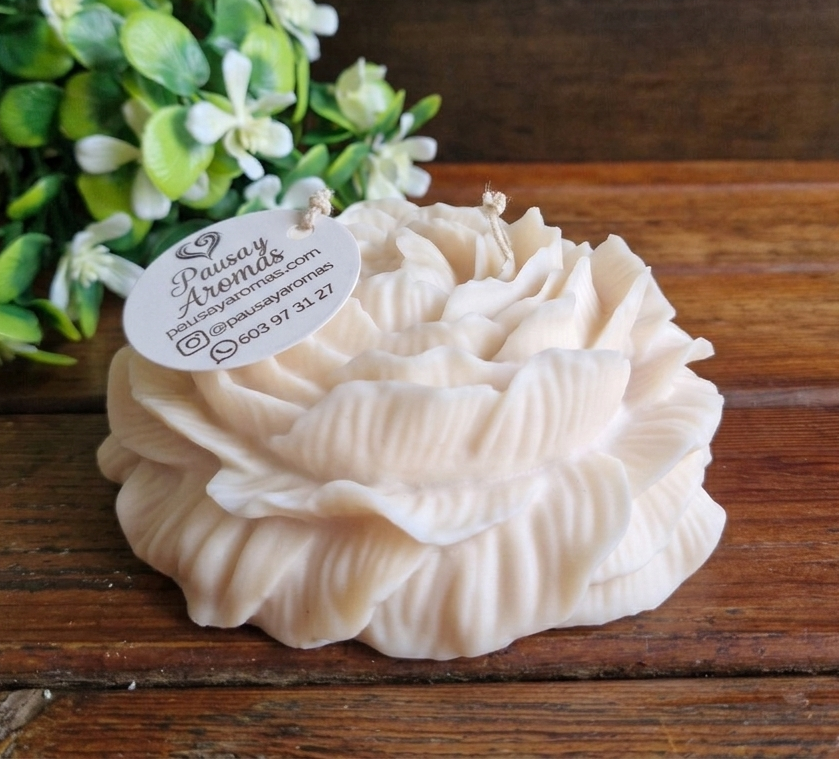 Vela decorativa aromática Flor XL