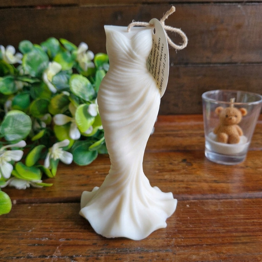 Vela decorativa aromática diseño Vestido