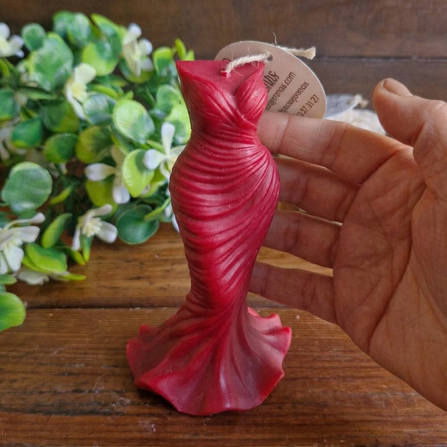 Vela decorativa aromática diseño Vestido